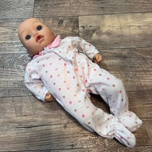 Zapf Creation Baby Born Interactive Doll 17 Inch Pink Floral Sleeper‎ 2016